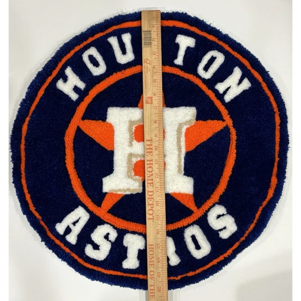 Houston Astros Round Logo Accent Rug 22